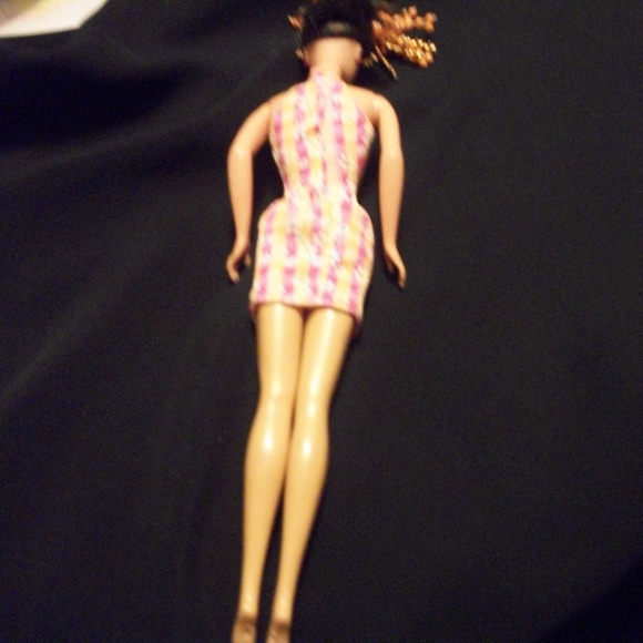 BARBIECORE BRUNNETTE BARBIE EXOTIC HAIRDO ORANGE OUTFIT1991 - Picture 7 of 7